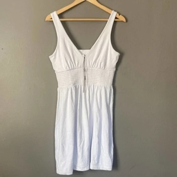 NWT SUSAN MONACO Mini Dress XS Preppy Coastal Whimsical Beach Coverup Resortwear - Picture 2 of 7